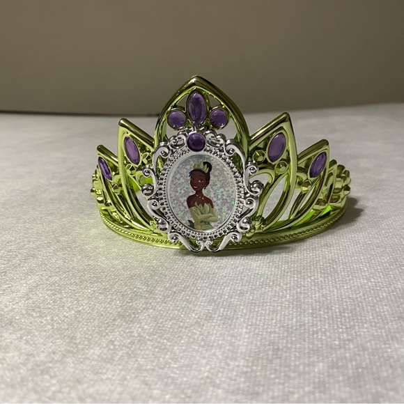 Disney The Princess & The Frog Tiana Tiara Green Bejeweled Fancy Crown - Picture 9 of 12
